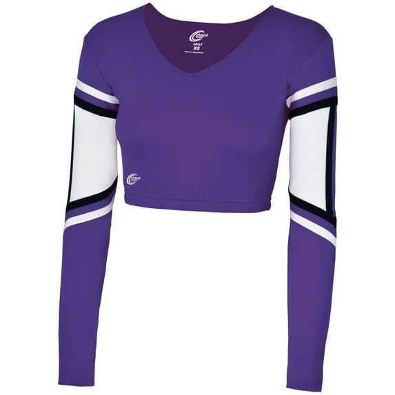 Chassé Girls' Performance Legacy Bodyliner Purple/White/Black Youth X-Small
