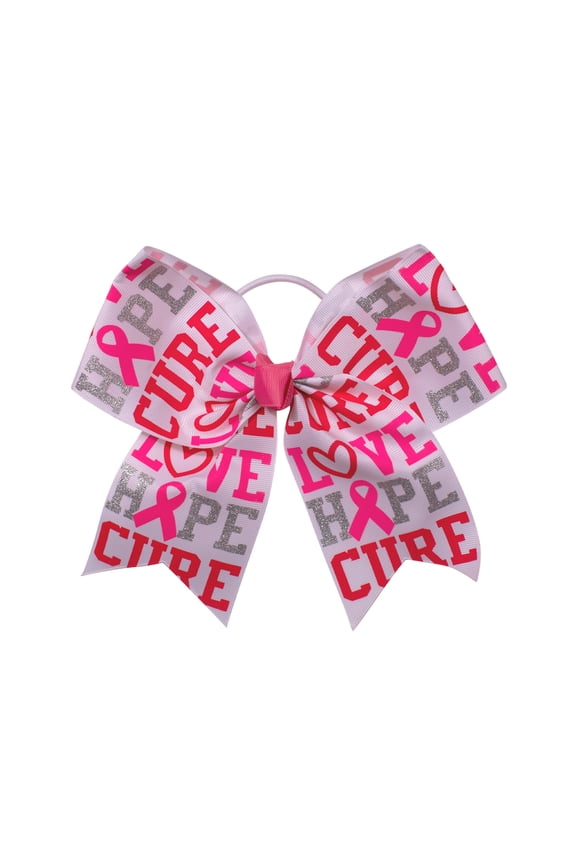 Chassé Jumbo Cheer For The Cause Hair Bow (Pink)