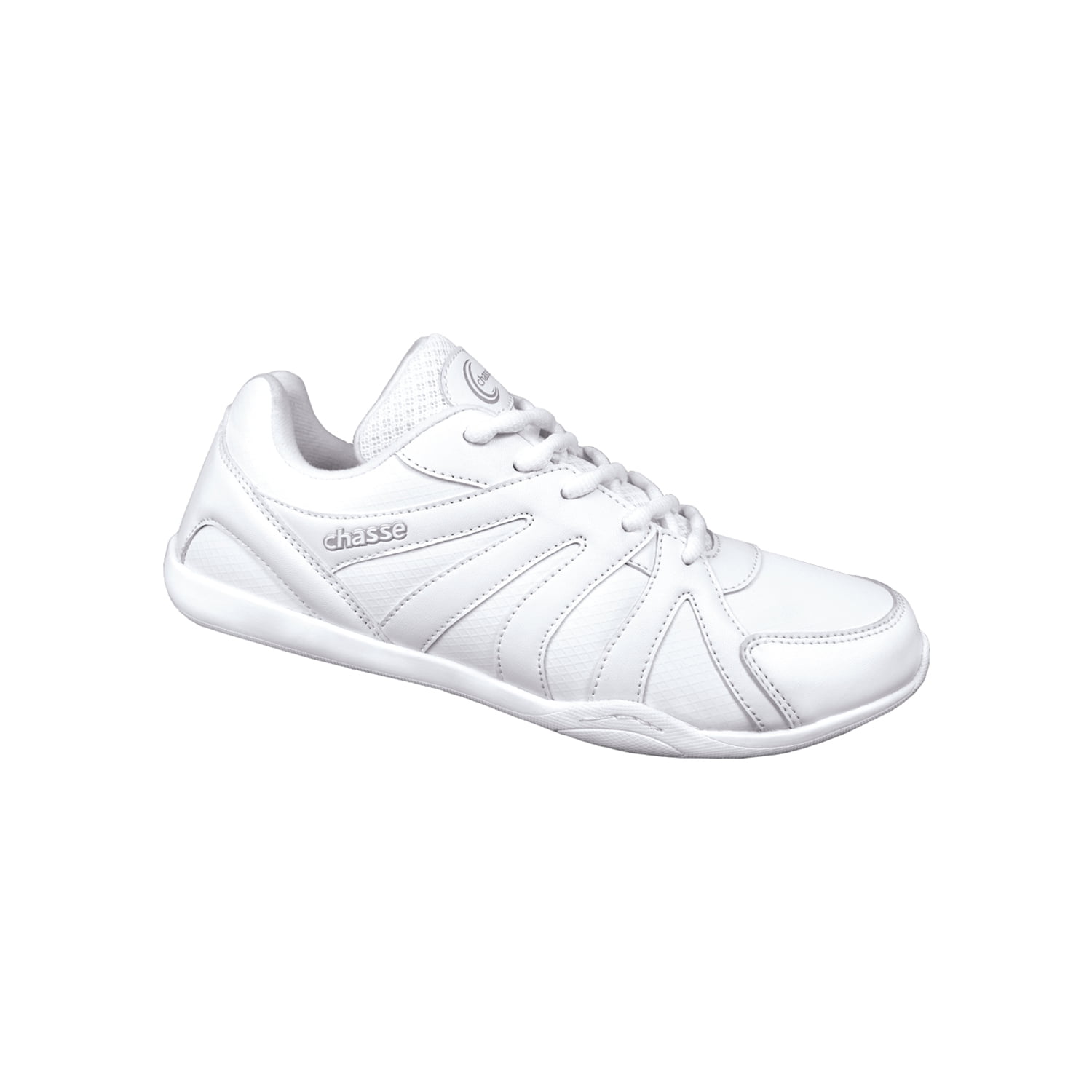 Chassé Surge Cheerleading Sneaker - White Low Profile Cheer Shoe - Women and Child Sizes Available (White, 5H)