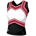 thumbnail image 1 of Chassé Girls' Blaze Shell Top Black/White/Red Youth X-Small, 1 of 3