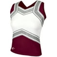 thumbnail image 1 of Chassé Womens' Blaze Shell Top Maroon/White/Metallic Silver Adult Large, 1 of 3