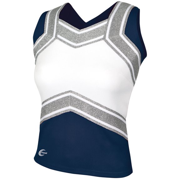 Chassé Womens' Blaze Shell Top Navy/White/Metallic Silver Adult X-Large