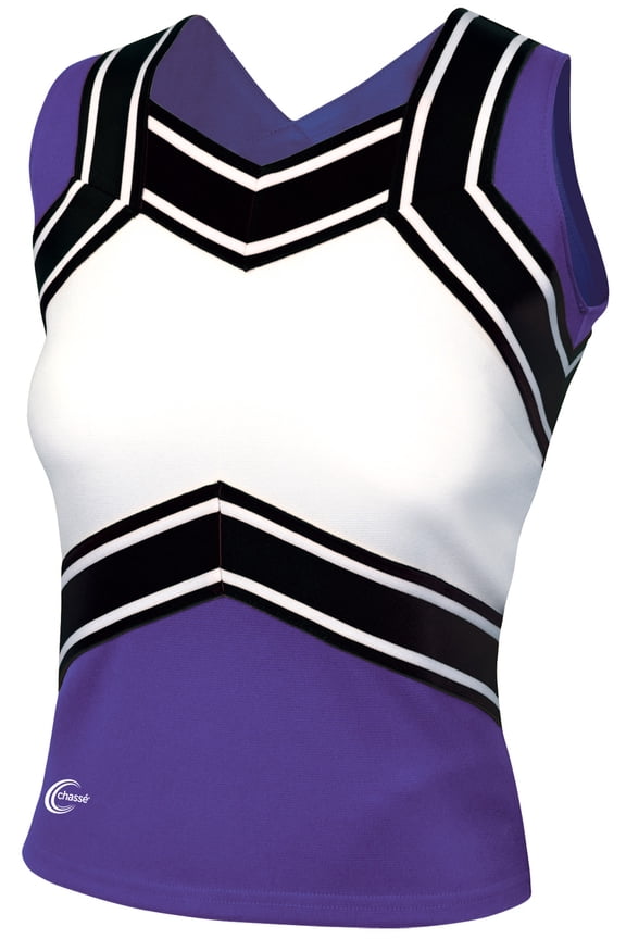 Chassé Womens' Blaze Shell Top Purple/White/Black Adult Large
