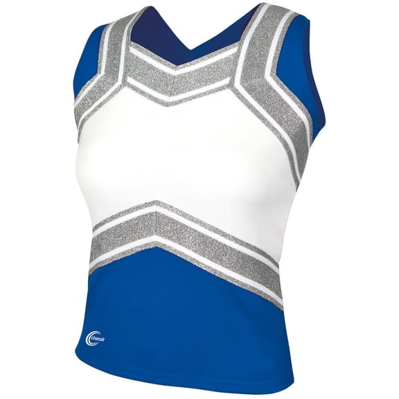 Chassé Womens' Blaze Shell Top Royal/White/Metallic Silver Adult X-Large