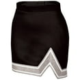 thumbnail image 1 of Chassé Womens' Blaze Skirt Black/White/Metallic Silver Adult Medium, 1 of 2