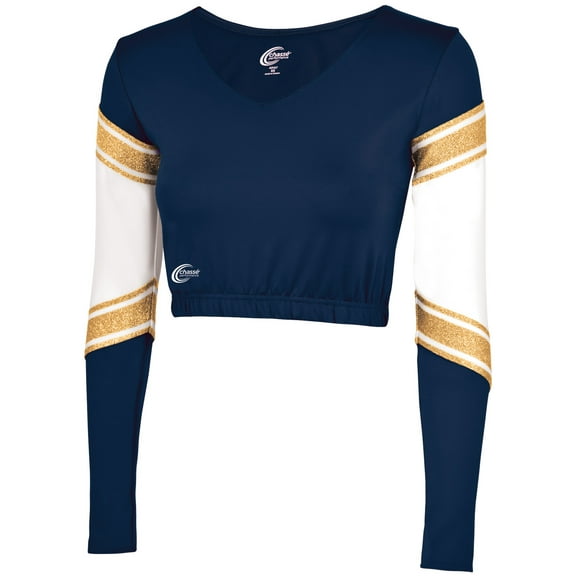 Chassé Womens' Performance Blaze Bodyliner Navy/White/Metallic Gold Adult Medium