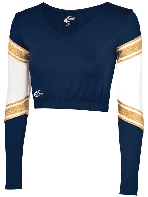 Chassé Womens' Performance Blaze Bodyliner Navy/White/Metallic Gold Adult Medium