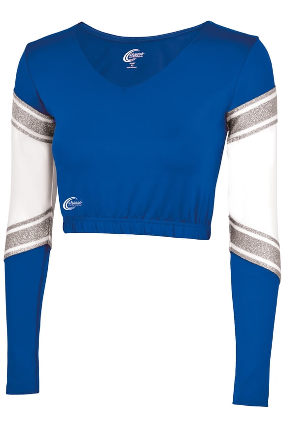 Chassé Womens' Performance Blaze Bodyliner Royal/White/Metallic Silver Adult X-Small