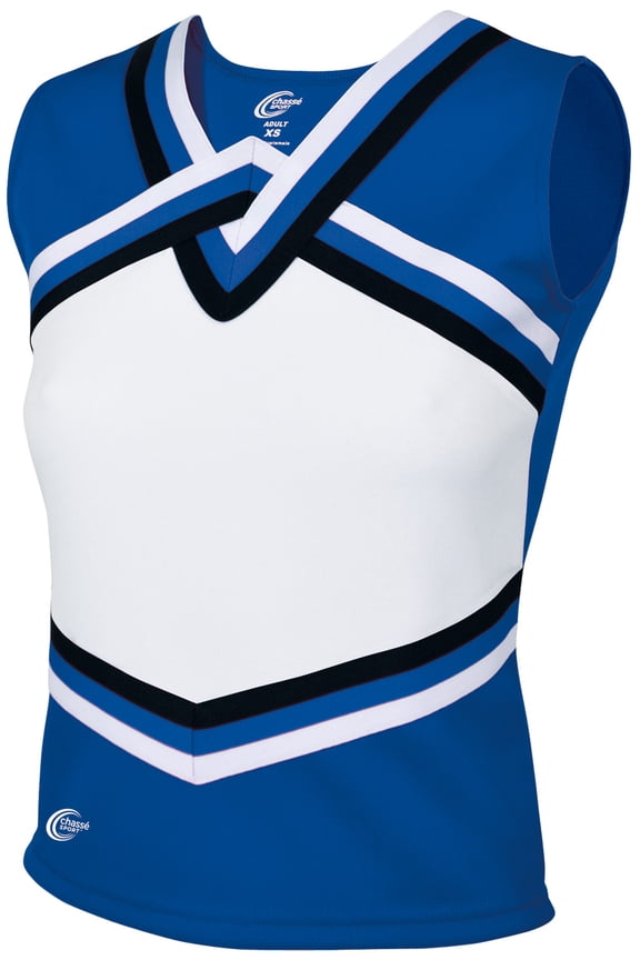 Chassé Girls' Sport Legacy Shell Top Royal/White/Black Youth Medium