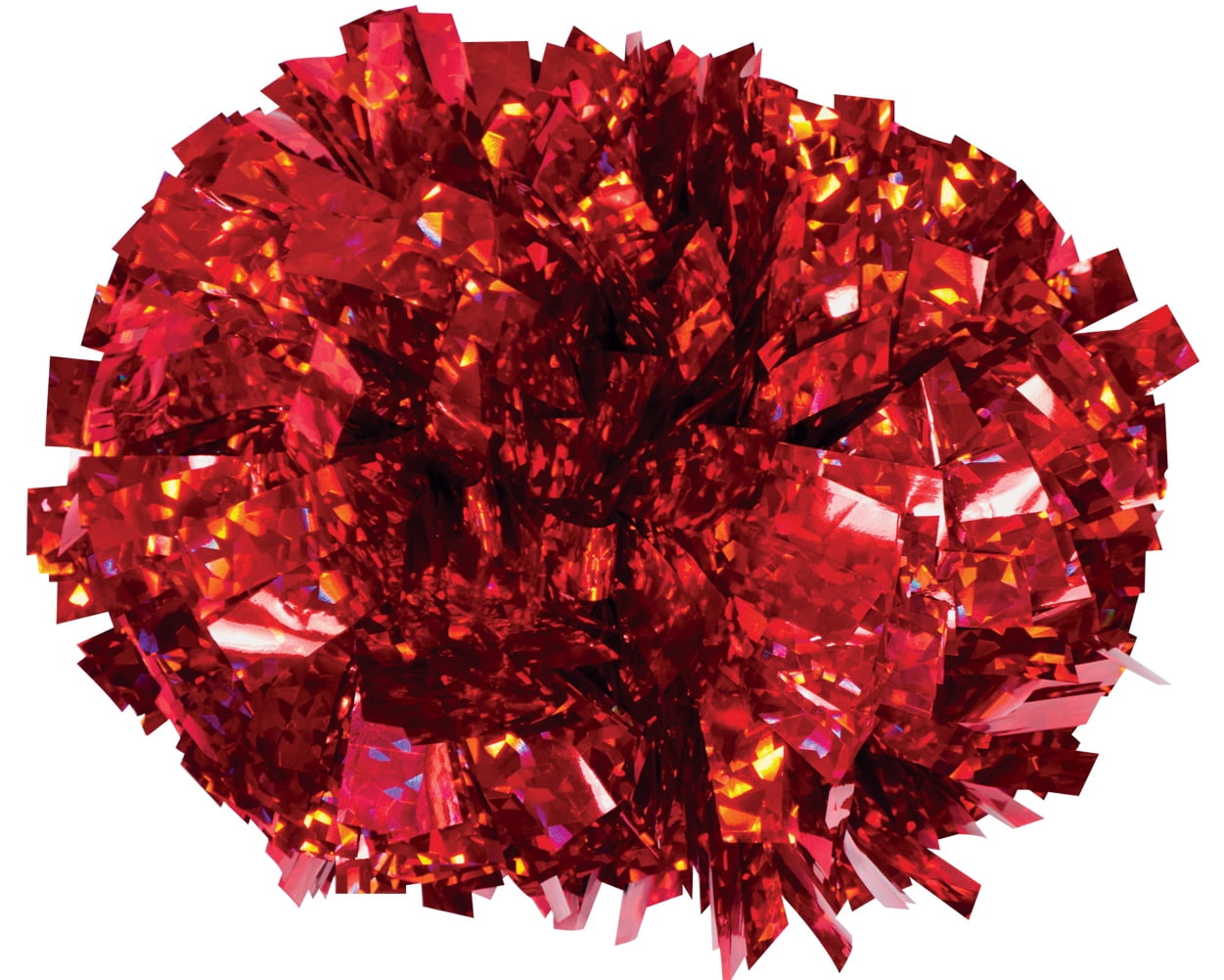 Chasse Holographic Cheerleading Pom Poms Shiny Metallic Foil Cheer