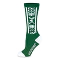 thumbnail image 1 of Chasse Knee-High Cheer Sock Grn/Wht Adult, 1 of 1