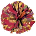 thumbnail image 1 of 2-Color Holographic Mix Youth Cheer Pom - Red/Gold, 1 of 1