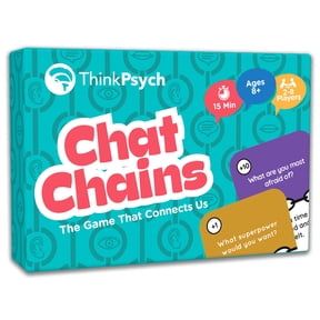 ThinkPsych Chat Chains – Therapy Games for Kids - Social Emotional Learning Activities - Fun & Educational (Ages 8+)