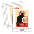 thumbnail image 1 of Chat Noir Black Cat Art Poster Car Window Bumper Water Bottle Phone Tablet Laptop Waterproof Vinyl Decal Sticker Set 5-Pack - Gloss Finish - 2.0", 1 of 7