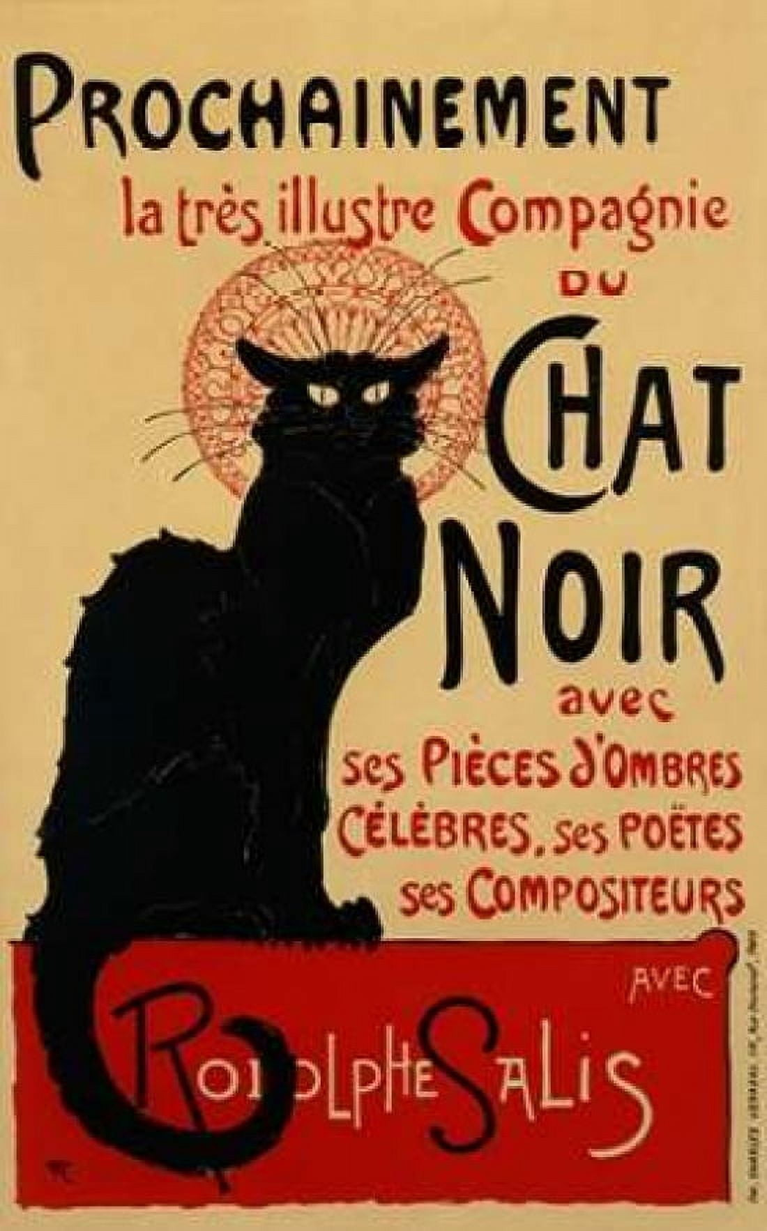 Chat Noir Prochainement Canvas Art - Theophile Steinlen (12 x 18)