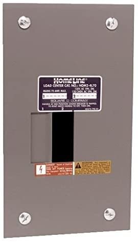 ChatAngleTM Square D Co. HOM24L70FCP Homeline Main Lug Load Center-70A LOAD CENTER