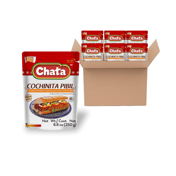 Chata Cochinita Pibil Pouch, 8.8 oz, Pack of 6