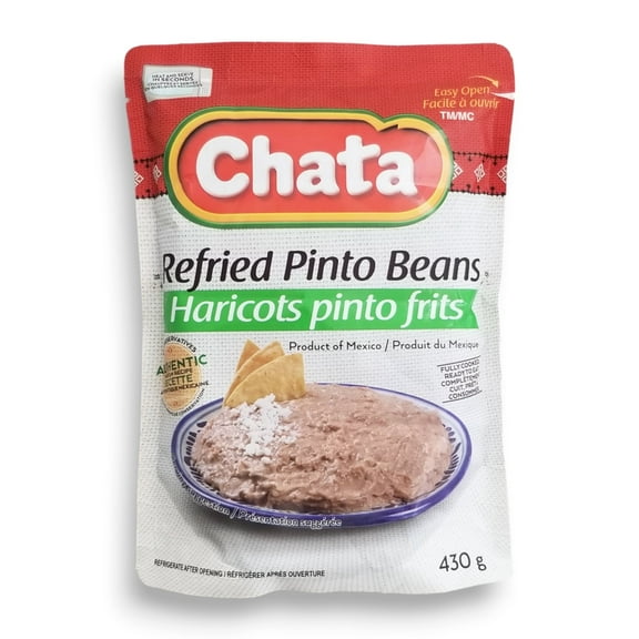 Chata Refried Pinto Beans, 430g/15 oz