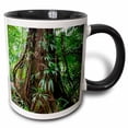 thumbnail image 1 of 3drose, Chataignier Tree, Dominica, 15oz Two-tone Black Mug, 1 of 6