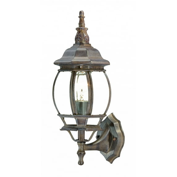 Chateau 1-Light Burled Walnut Wall Light