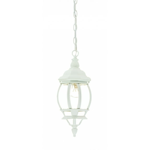 Chateau 1-Light Textured White Hanging Light