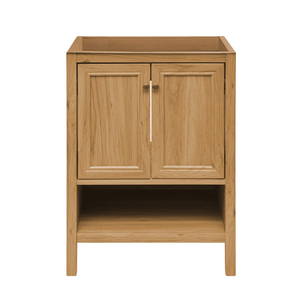 Château 24" Natural Oak Freestanding Bathroom Vanity Cabinet