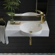 Chateau 30 Right Side Faucet Wall-Mount Bathroom Sink