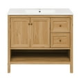 thumbnail image 1 of Chateau 36" Bathroom Vanity in Natural Oak, 1 of 15