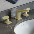 thumbnail image 1 of Chateau 8 in. Widespread, 2-Handle, Bathroom Faucet in Brushed Gold, 1 of 9