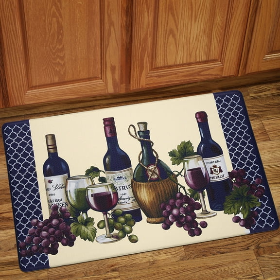 Chateau Anti-Fatigue Multicolor Decorative Kitchen Floor Mat 18"x30"