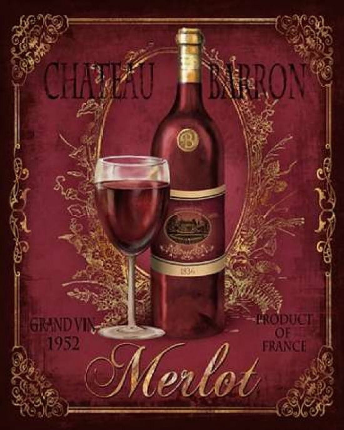 Chateau Barron Canvas Art - Conrad Knutsen (24 x 24)