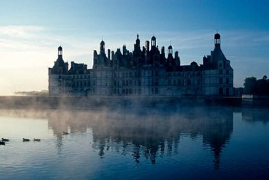 Chateau Chambord at Dawn Canvas Art - David Barnes DanitaDelimont (36 x 24)