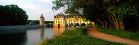 Chateau De Chenonceaux Loire Valley France Canvas Art - Panoramic Images (36 x 12)