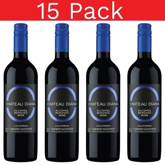Chateau Diana Zero Alcohol California Cabernet Sauvignon - 15 Pack