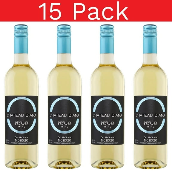 Chateau Diana Zero Alcohol California Moscato - 15 Pack