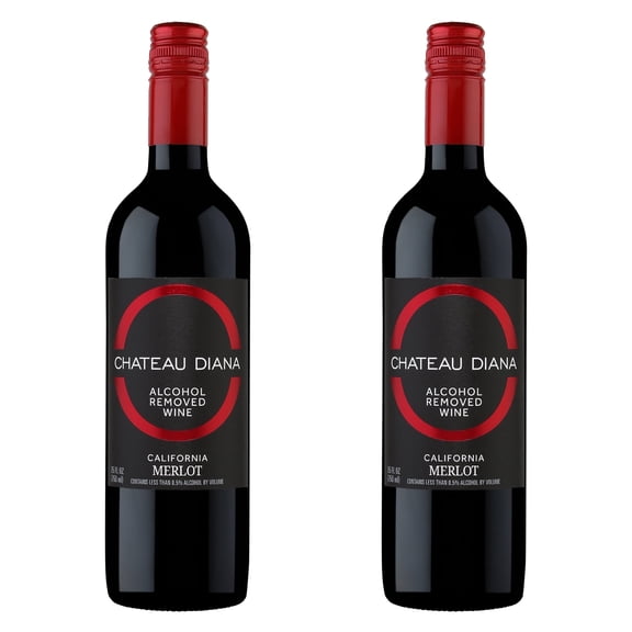 Chateau Diana Zero Alcohol California Merlot - 2 Pack