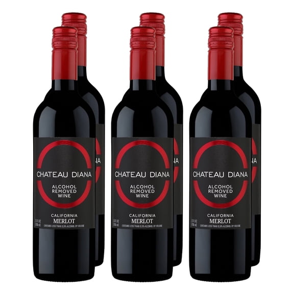 Chateau Diana Zero Alcohol California Merlot - 6 Pack