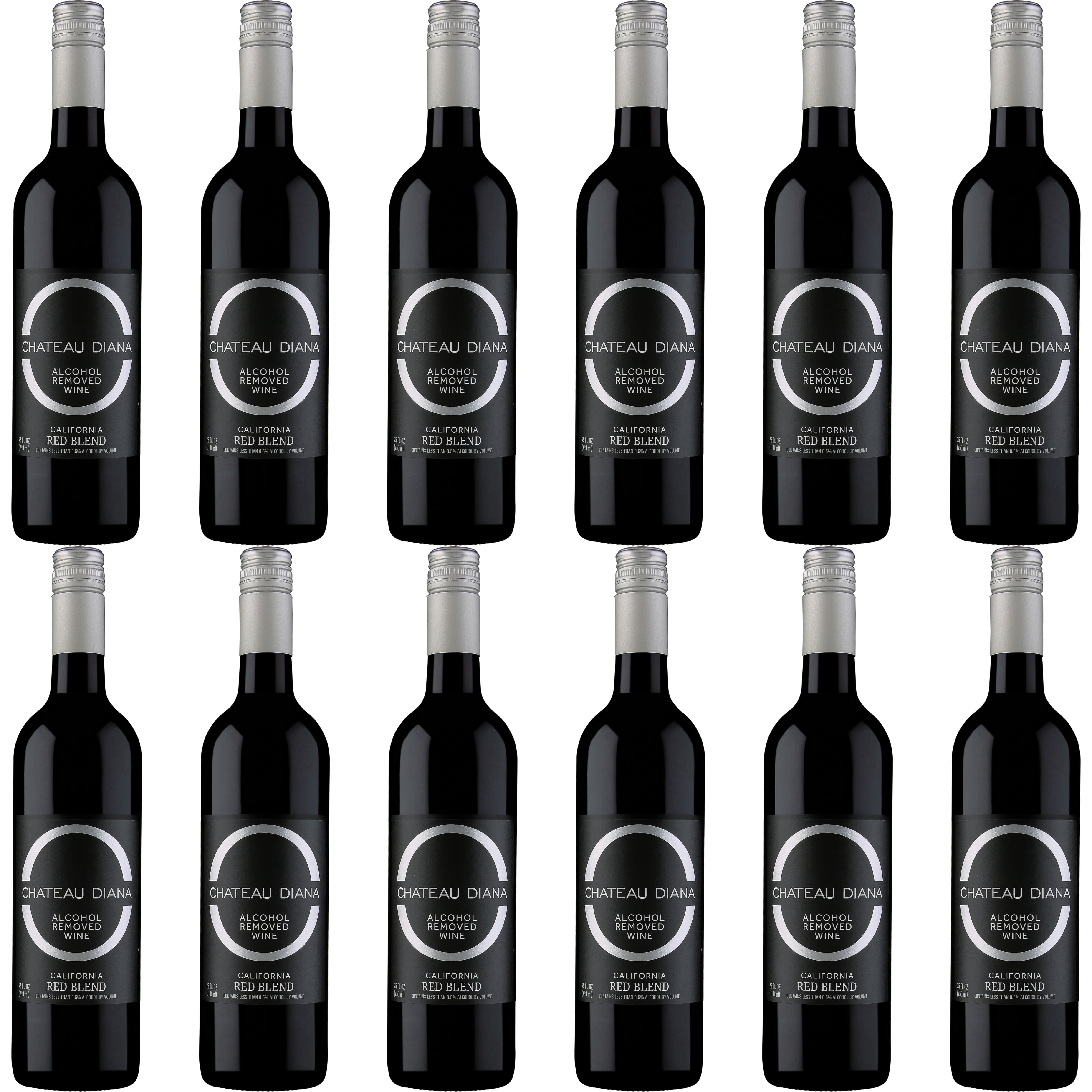Chateau Diana Zero Alcohol California Red Blend - 12 Pack
