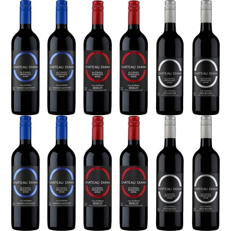Chateau Diana Zero Alcohol California Red Wine Mix - 12 Pack