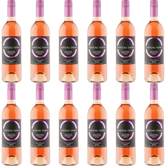 Chateau Diana Zero Alcohol California Rose - 12 Pack