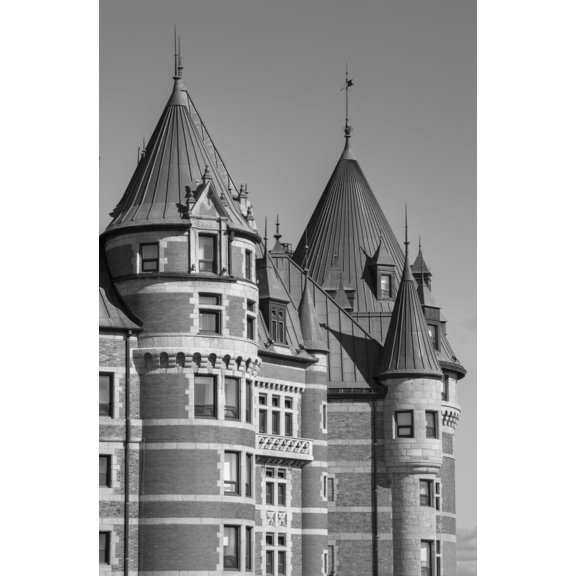 Chateau Frontenac Quebec City Quebec Canada Canvas Art - David Chapman Design Pics (12 x 19)