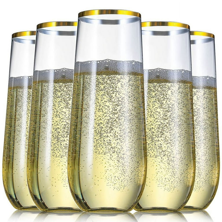 https://i5.walmartimages.com/seo/Chateau-Glasses-36-Pack-Plastic-Stemless-Champagne-Flutes-9-oz-Clear-Drinking-Toasting-Glass-with-Elegant-Gold-Rim-Disposable-Drinkware_4a7977e6-443c-4c86-997d-86c9408603b1.c946fc00903cfd17b392c4fed36c6d97.jpeg?odnHeight=768&odnWidth=768&odnBg=FFFFFF