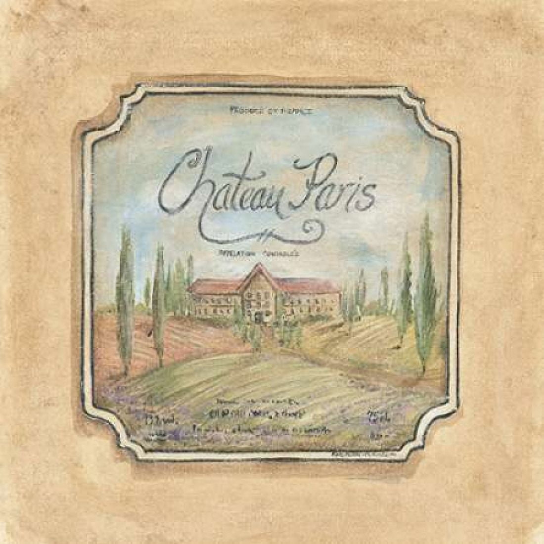 Chateau Paris Canvas Art - Kate McRostie (24 x 24)