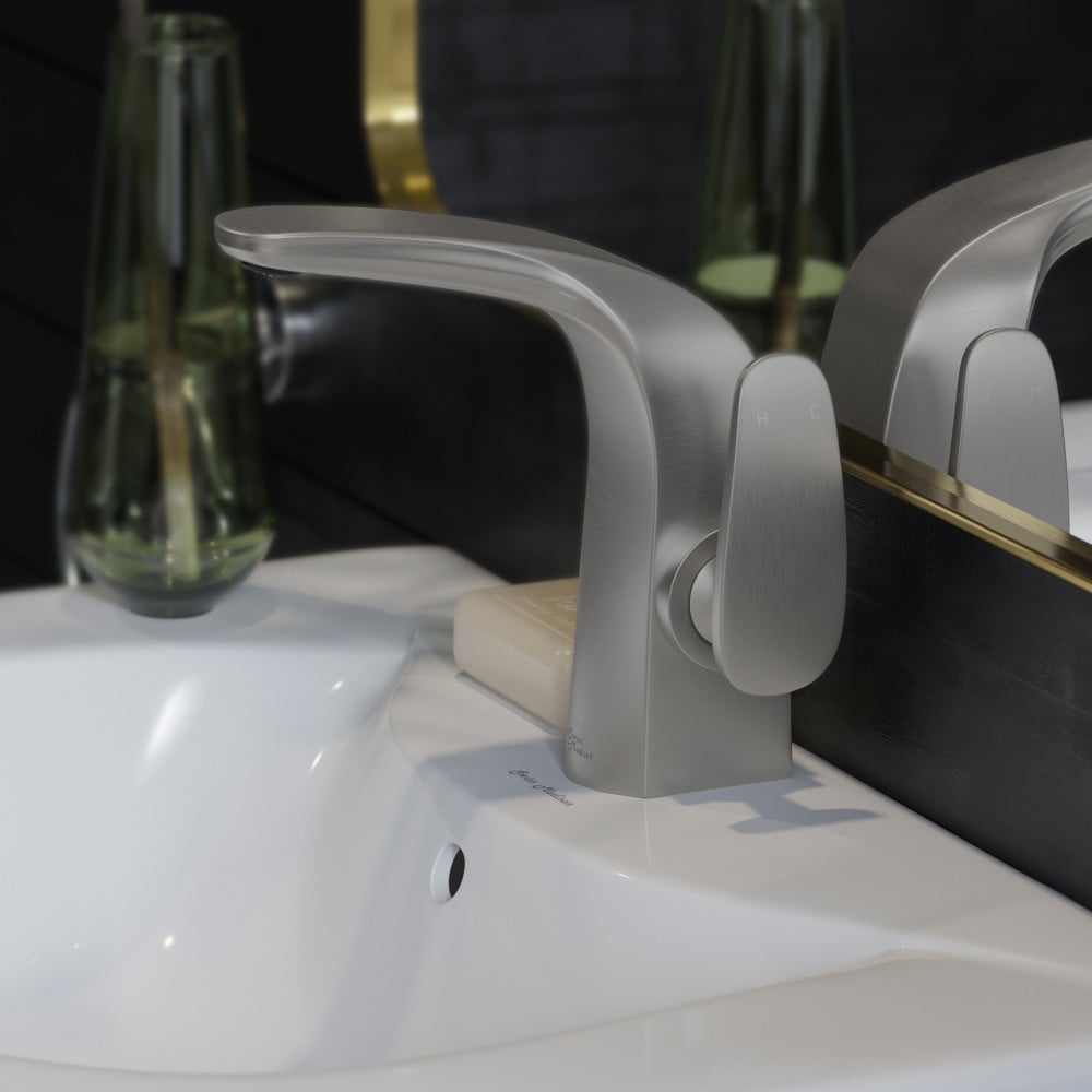 Chateau Brushed Nickel Single-Handle Bathroom Faucet