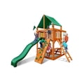thumbnail image 1 of Chateau Tower Swing Set with Amber Posts & Deluxe Green Vinyl Canopy, 1 of 1