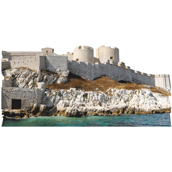 Chateau d’lf Prison French Fortress Cardboard Cutout Standee Standup