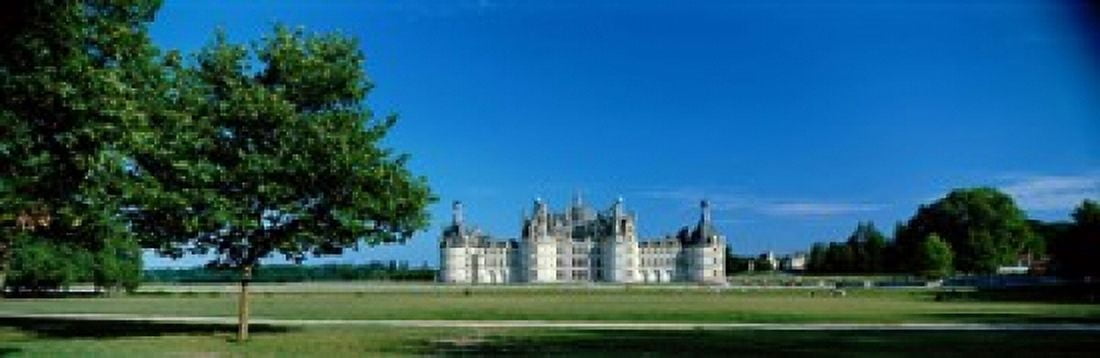 Chateau de Chambord France Canvas Art - Panoramic Images (18 x 6)
