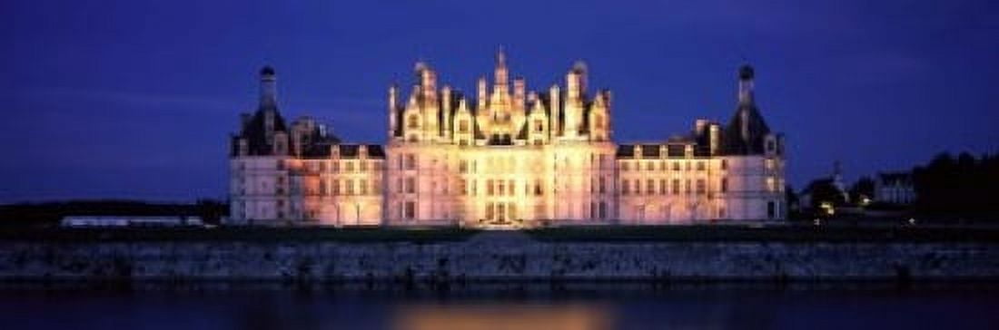 Chateau de Chambord Loire France Canvas Art - Panoramic Images (18 x 6)