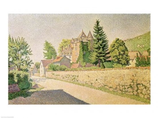 Chateau de Comblat c1887 Canvas Art - Paul Signac (36 x 24)