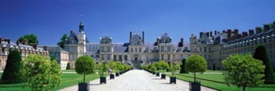 Chateau de Fontainebleau Ile de France France Canvas Art - Panoramic Images (36 x 12)